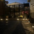 Kundebilde Paviljong 8,1 m� | Kvadratisk premium drivhus | 4 mm sikkerhetsglass: Superforn�yd! Litt d�rlig...