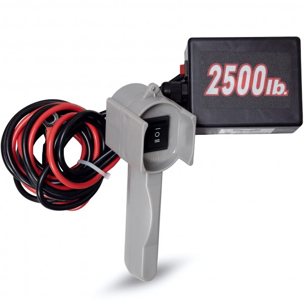 Elektrisk vinsj 12V for ATV, båttrailer, mm | Trekkapasitet 1134 kg Elektrisk vinsj 12V for ATV, båttrailer, mm | Trekkapasitet 1134 kg