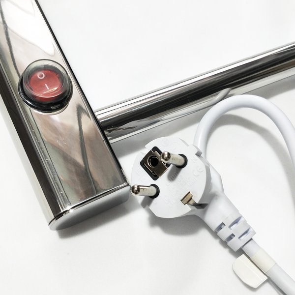 Elektrisk håndklestang 50x120x9cm | Rustfritt stål | OH-002 Elektrisk håndklestang 50x120x9cm | Rustfritt stål | OH-002