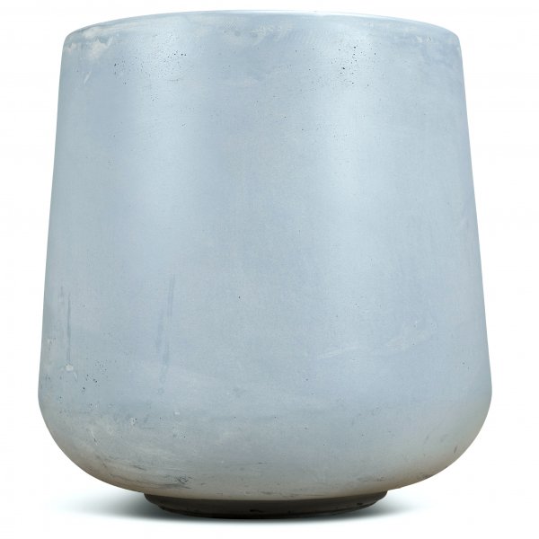 Fiberarmerte utendrskrukker - Lysegr - 2-pakning