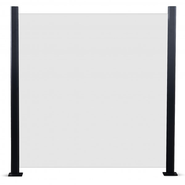 Glasrekkverk / gjerde i klarglass | Flerpakning