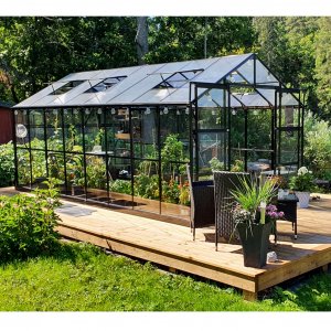 Drivhus 12,7m² | 5 års stormgaranti | 4 mm sikkerhetsglass Drivhus 12,7m² | 5 års stormgaranti | 4 mm sikkerhetsglass
