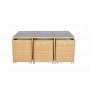 Spisegruppe / utegruppe 10 sitteplasser | 6 stoler og 4 paller | Sk�rhamn beige