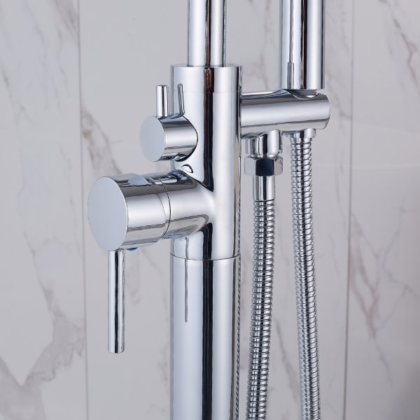 Frittstående badekarsbatteri - gulvmodell FD-2207 Frittstående badekarsbatteri - gulvmodell FD-2207