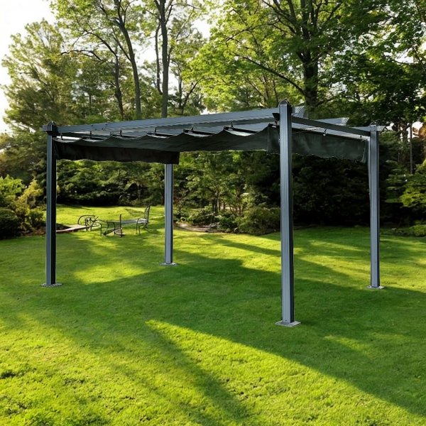 Pergola med soltak | 4x3m