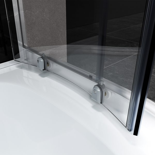 Luksuriøs komplett dusjkabinett | Ryggmassasje og badekar Luksuriøs komplett dusjkabinett | Ryggmassasje og badekar