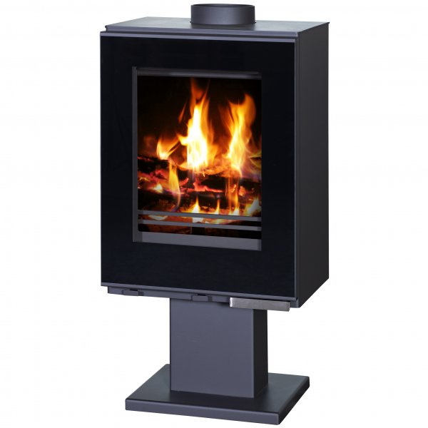 Peisovn 9 kW | Vedfyrt peis med glassfront | Raumo