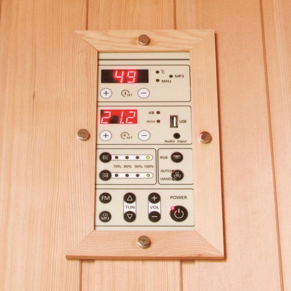 Infrard sauna FIR 2 personer | Full hyde 200cm | Lapua