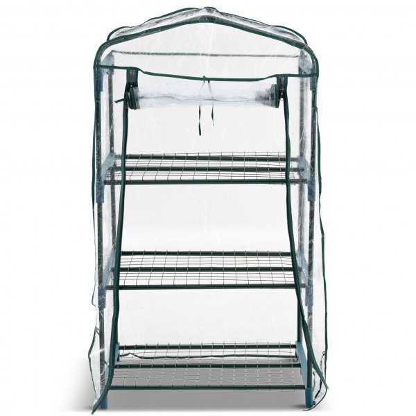 Minidrivhus 0,3m² | Stålramme med plastdeksel Minidrivhus 0,3m² | Stålramme med plastdeksel