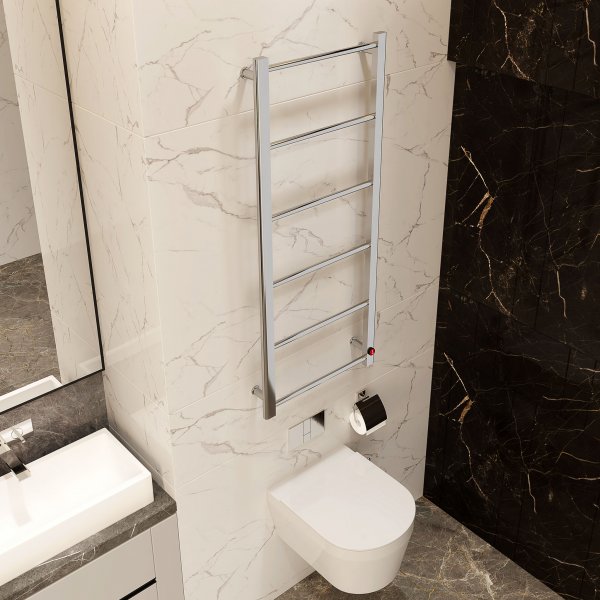 Elektrisk håndklestang 50x120x9cm | Rustfritt stål | OH-002 Elektrisk håndklestang 50x120x9cm | Rustfritt stål | OH-002