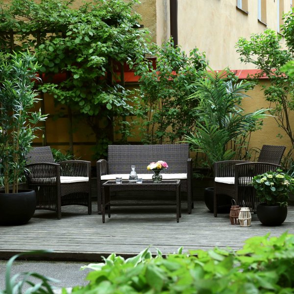 Luksuriøs sofagruppe for balkongen | Lyfco Dalsjö Luksuriøs sofagruppe for balkongen | Lyfco Dalsjö