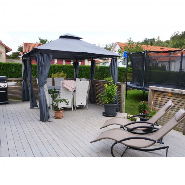 Paviljong 4x3 m inkl. paviljongvegger Paviljong 4x3 m inkl. paviljongvegger