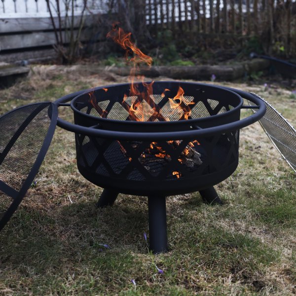 Habanero Steel peis / bålkurv | Bærbar grill for utendørs bruk | Fireland Habanero Steel peis / bålkurv | Bærbar grill for utendørs bruk | Fireland