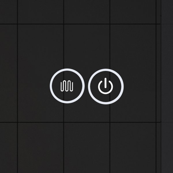 Baderomsspeil med LED-belysning og antiduggfunksjon