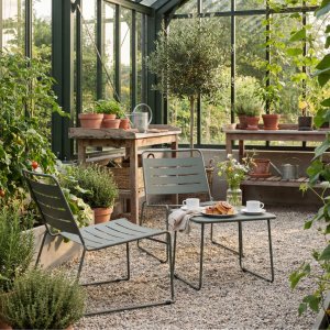 Caf�s�t i st�l | Olivengr�nt balkongsett | Sm� uteplasser | Hjalmar