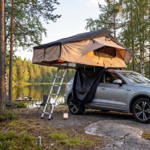 Taktelt Softshell 240×140 cm | Vanntett 10 000 mm | Madrass & stige inkludert | Tundra Taktelt Softshell 240×140 cm | Vanntett 10 000 mm | Madrass & stige inkludert | Tundra