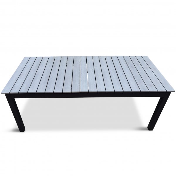 Uttrekkbart hagebord i kompositt | 200�300 cm | 10�12 personer | Rind�