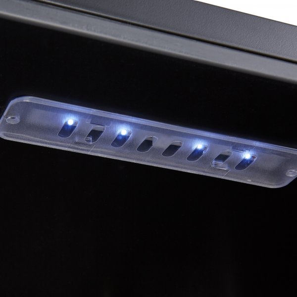 Vinkjøleskap 27 flasker | 2 kjølesoner | Stillegående | Svart Vinkjøleskap 27 flasker | 2 kjølesoner | Stillegående | Svart