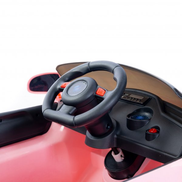 Elbil for barn 12V - Rosa - 2x25W Cab