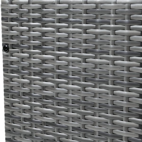 Utendørs spisegruppe | 10 sitteplasser | Grå | Kunstrotting Utendørs spisegruppe | 10 sitteplasser | Grå | Kunstrotting