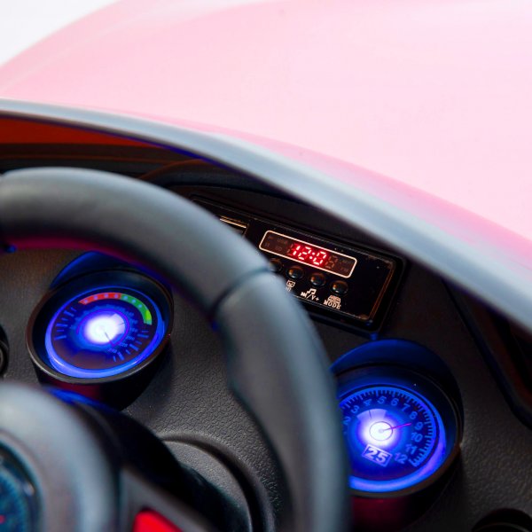 Elbil for barn 12V - Rosa - 2x25W Cab