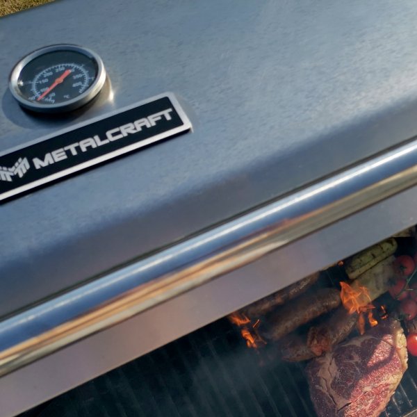 Stor rustfri gassgrill/utekjkken med varmluftsfunksjon | New Orleans