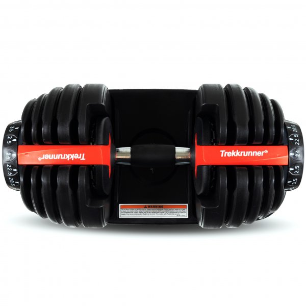 Justerbar hantel 2,5-24kg | 15 vektnivåer | Trekkrunner Justerbar hantel 2,5-24kg | 15 vektnivåer | Trekkrunner