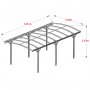 Carport 15m | Singelbilsparkering | Moderne & elegant beskyttelseslsning