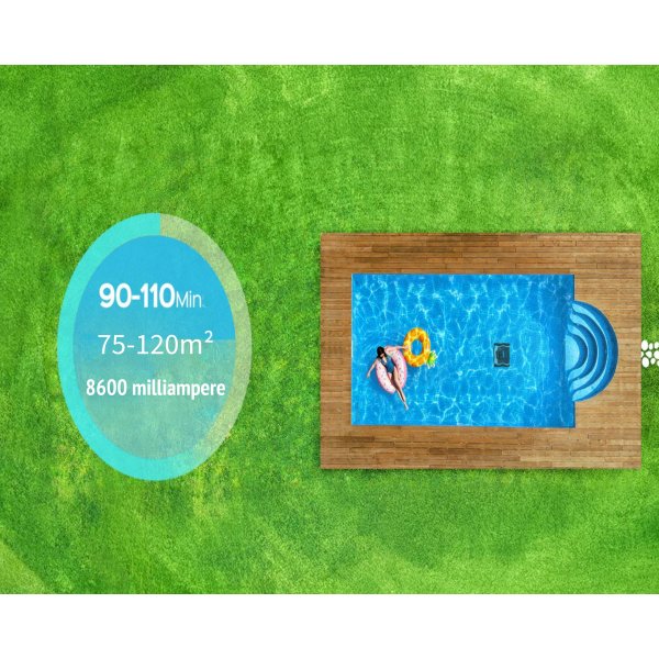 Tr�dl�s og vegg�ende bassengrobot WYBOT | For basseng, uteomr�de