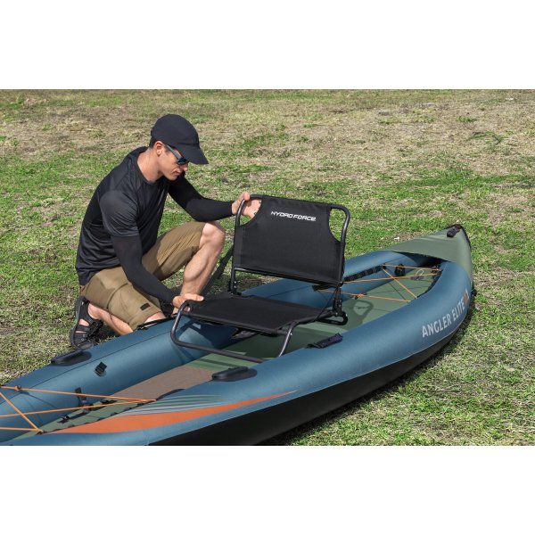 Fiskekajakk HydroForce Angler Elite 380x99 cm | Fish ruler, ripstop, komplett sett, Bestway 65197 Fiskekajakk HydroForce Angler Elite 380x99 cm | Fish ruler, ripstop, komplett sett, Bestway 65197