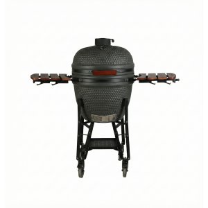 Kamado-grill 23� | Keramisk kullgrill | Sidebord og termometer
