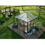 Gazebo 8,1m | Kvadratisk premium drivhus | 4 mm sikkerhetsglass | 5 rs stormgaranti