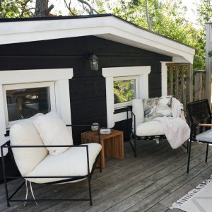 Loungefåtölj i galvaniserat stål | Fårö Loungefåtölj i galvaniserat stål | Fårö