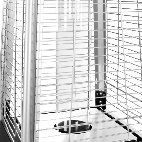 Gassdrevet terrassevarmer 13 kW | Pyramidformet | Rustfritt stål Gassdrevet terrassevarmer 13 kW | Pyramidformet | Rustfritt stål