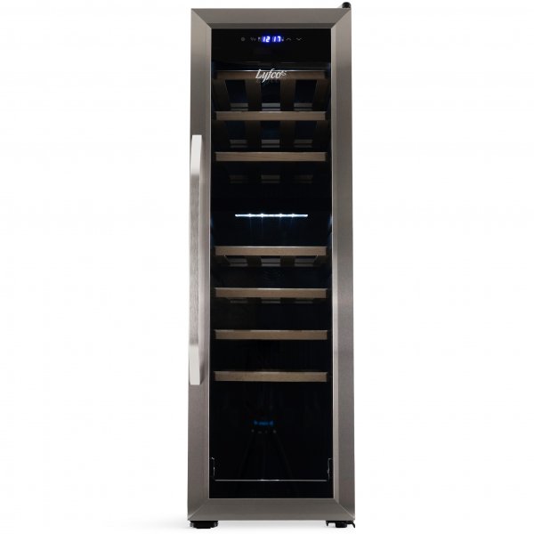 Vinkjøler 2 temperatursoner | 27 flasker | Stillegående | 35cm bred Vinkjøler 2 temperatursoner | 27 flasker | Stillegående | 35cm bred