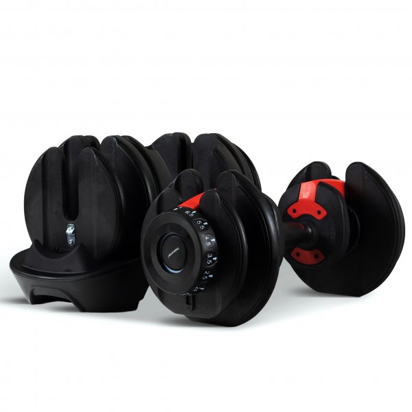 Justerbar hantel 2,5-24kg | 15 vektnivåer | Trekkrunner Justerbar hantel 2,5-24kg | 15 vektnivåer | Trekkrunner