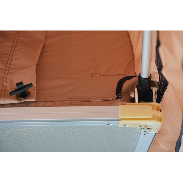 Taktelt Softshell 240�140 cm | Vanntett 10 000 mm | Madrass & stige inkludert | Tundra