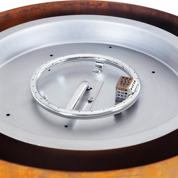 Gassdrevet bålpanne i cortenstål | For utendørs miljø | Dorotea Gassdrevet bålpanne i cortenstål | For utendørs miljø | Dorotea