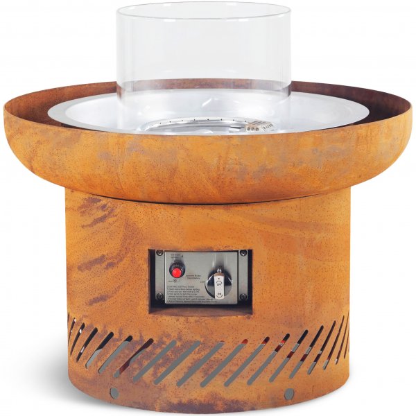 Gassdrevet bålpanne i cortenstål | For utendørs miljø | Dorotea Gassdrevet bålpanne i cortenstål | For utendørs miljø | Dorotea