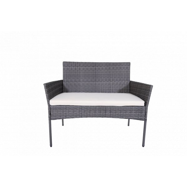 Balkongsett i gr�tt | Komplett m�belsett med bord og sitteplasser | Fj�llbacka