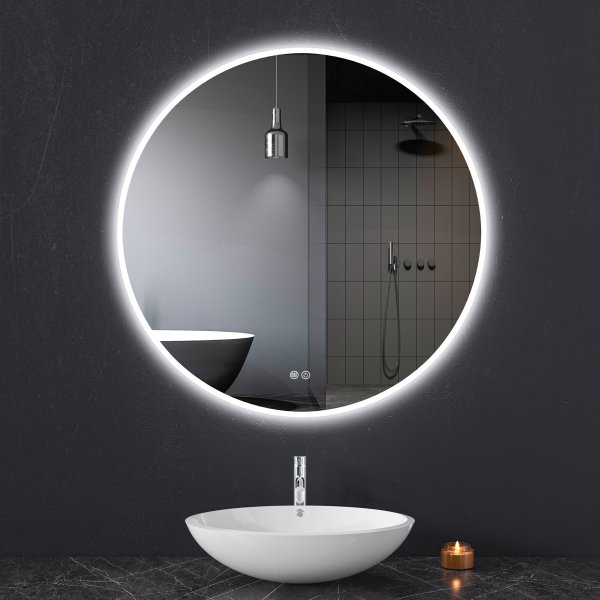 Badrumsspegel 80cm med LED-belysning Badrumsspegel 80cm med LED-belysning