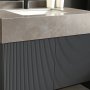 Baderomspakke | Slitesterk sintret stein | LED speil | Cirrus gr