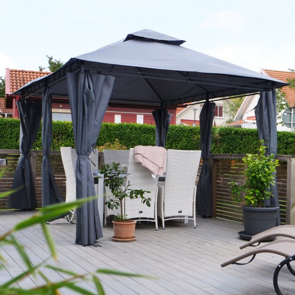 Paviljong 4x3 m inkl. paviljongvegger Paviljong 4x3 m inkl. paviljongvegger