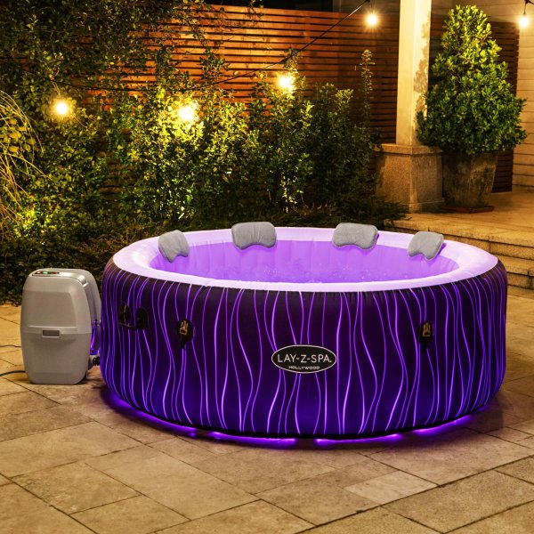 Oppbl�sbart spabad 4�6 personer | Lay-Z-Spa Hollywood AirJet | Bestway