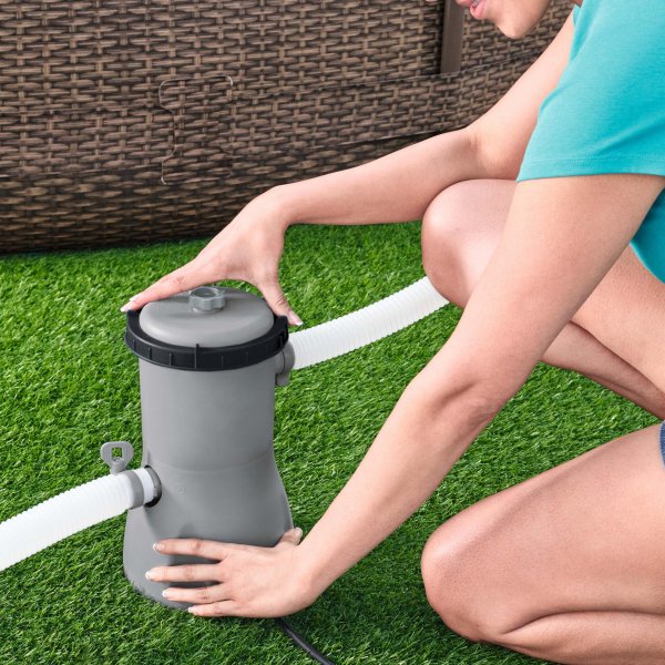 Bassengpumpe 3028 l/t | Filterpumpe til overflatebasseng | Bestway 58386 Bassengpumpe 3028 l/t | Filterpumpe til overflatebasseng | Bestway 58386