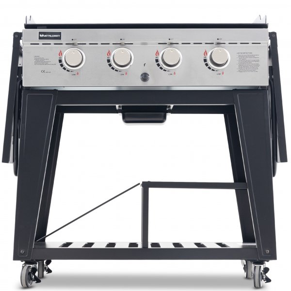 Gassdrevet stekebord 16 kW - 4 rustfrie brennere - Lockhart