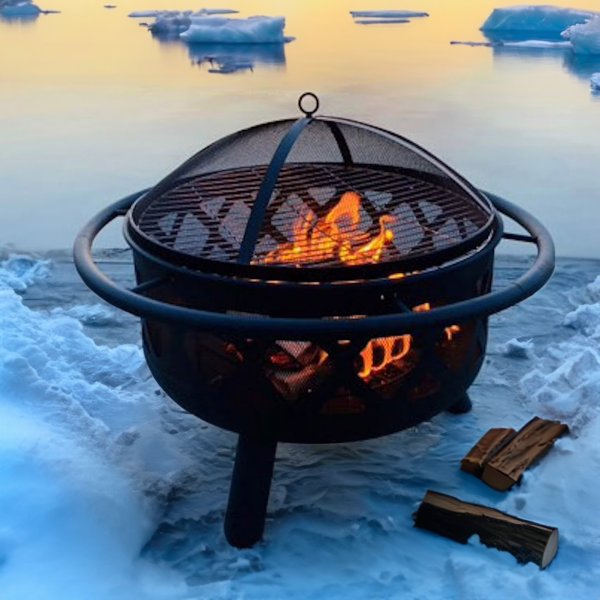 Habanero Steel peis / bålkurv | Bærbar grill for utendørs bruk | Fireland Habanero Steel peis / bålkurv | Bærbar grill for utendørs bruk | Fireland