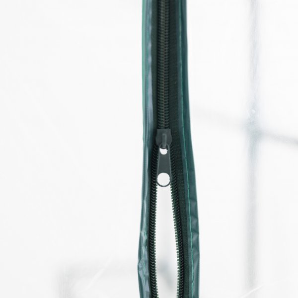 Drivhus i plast 2m² | Stålramme med PVC-belegg Drivhus i plast 2m² | Stålramme med PVC-belegg