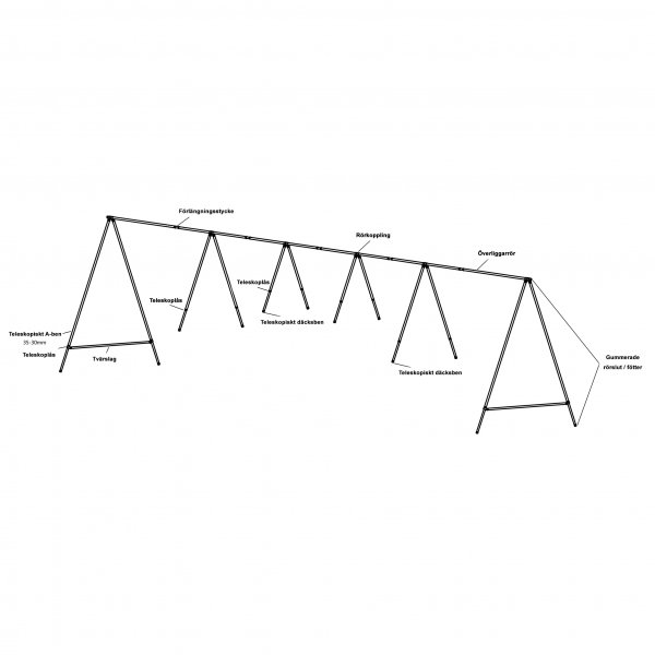 Tildekking for bt - 12m | Perfekt for vinteropplagring