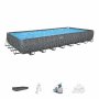 Bestway basseng ovan mark 9,6x4,9m - 132cm djup | Power Steel (56623)